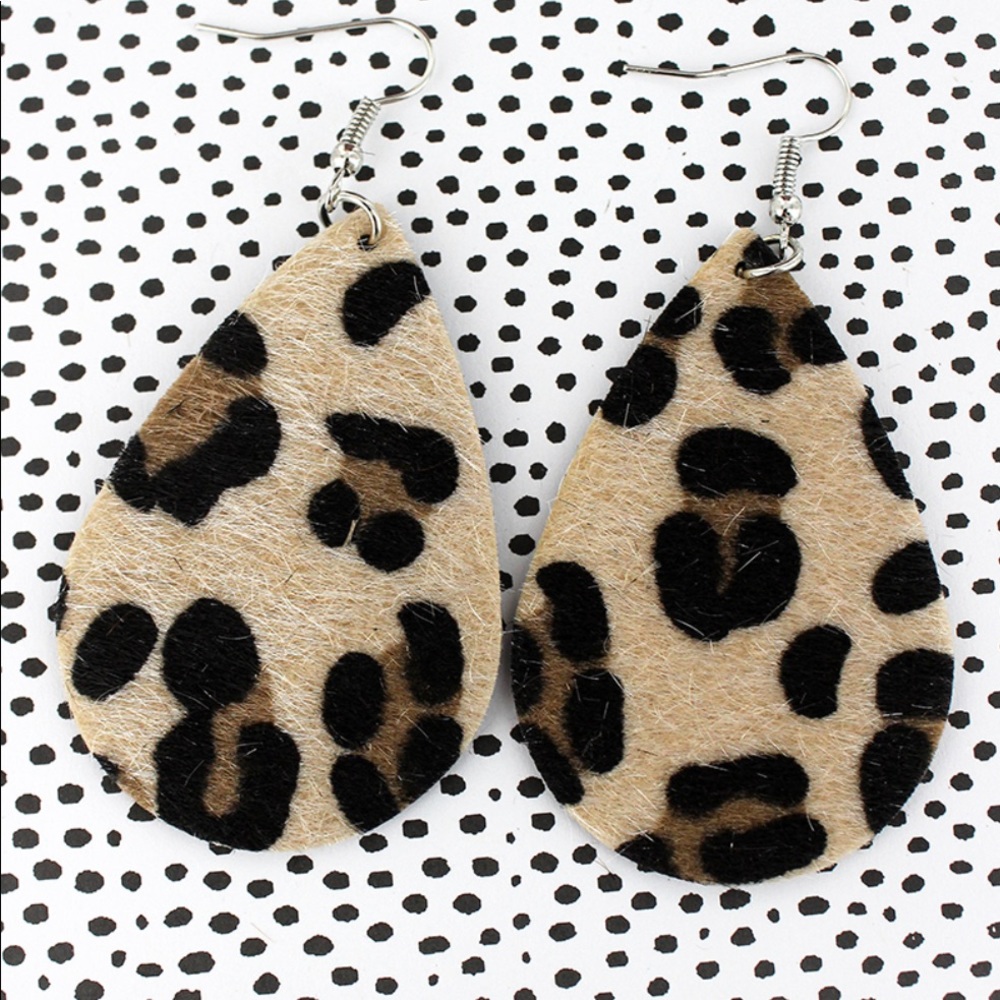 Leopard Earrings